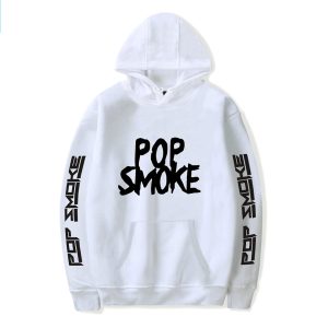 POP SMOKE WHITE HOODIE