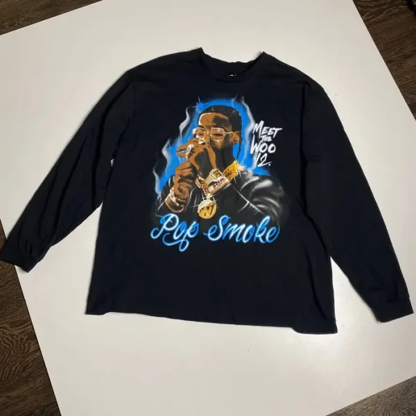 Pop Smoke Meet the Woo V2 long sleeve