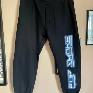 Pop Smoke chrome logo sweatpants