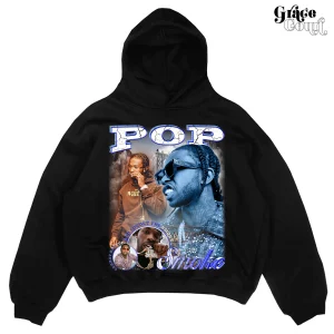 Pop Smoke Black Hip Hop Hoodie