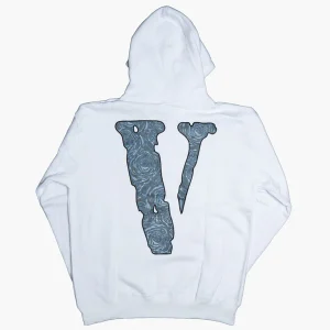 Vlone x Pop Smoke the Woo Hoodie White