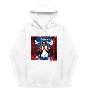 Pop Smoke X Vlone City White Hoodie 