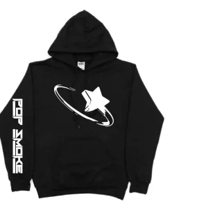 POP SMOKE Shoot For The Stars BLACK Hoodie