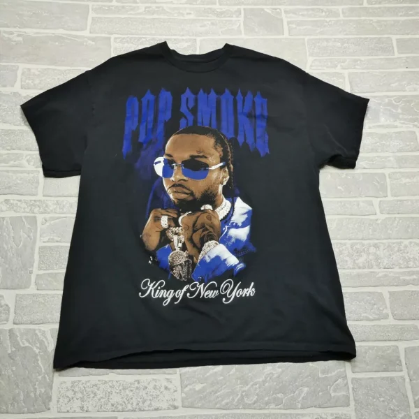 Pop Smoke Rap T Shirt King of New York