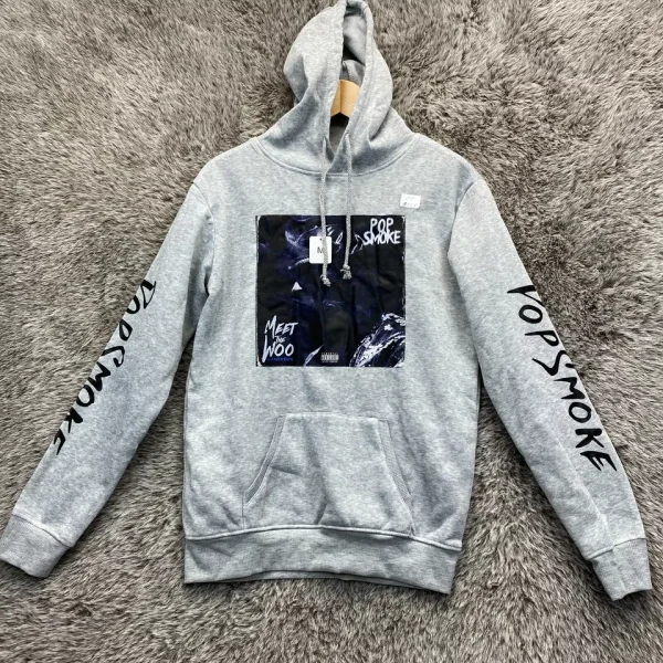 Pop Smoke Meet the Woo Grey Hoodie